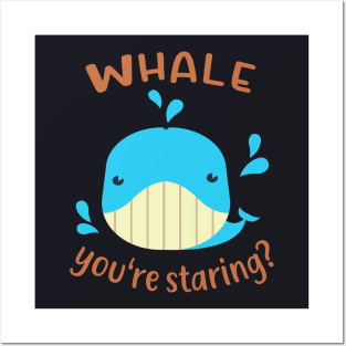 Whale funny pun Posters and Art